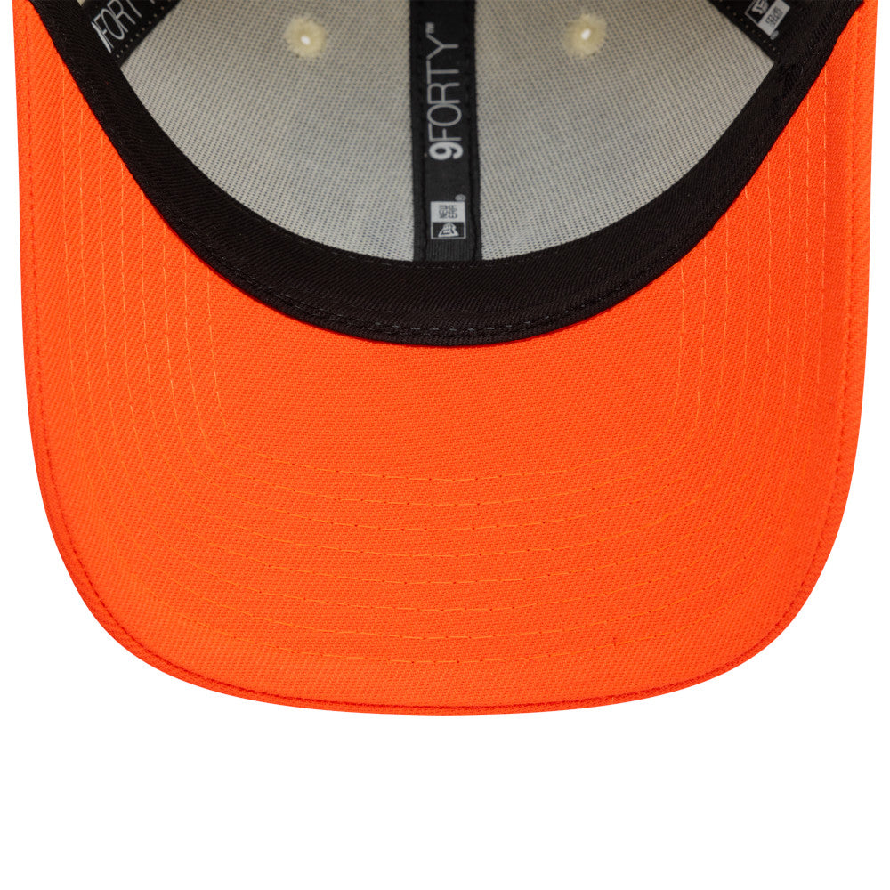 McLaren F1 Racing Hat - Formula 1 Contrast Visor Orange 2-Tone 9Forty Strapback Cap - New Era